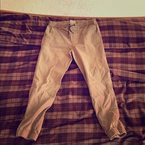 Urban pipeline khaki joggers